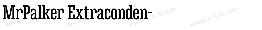 MrPalker Extraconden字体转换